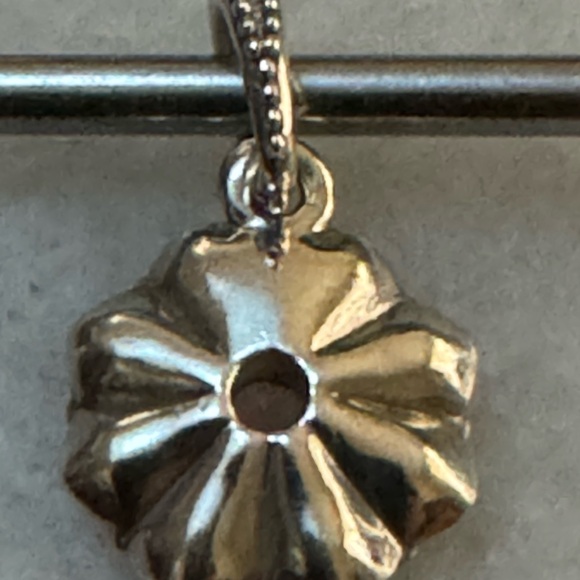 Preowned Pandora Blooming Dahlia Dangle Charm - Picture 2 of 4